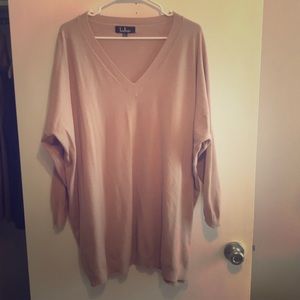 Lulus sweater size large. Blush pink